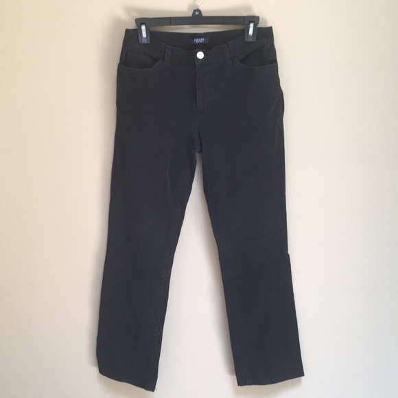 Chaps Pants - Chaps Black Straight Leg Jean / pants Size 4
